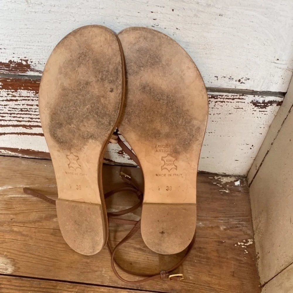 Cornettie Vulcanello Tan Sandal 8.5